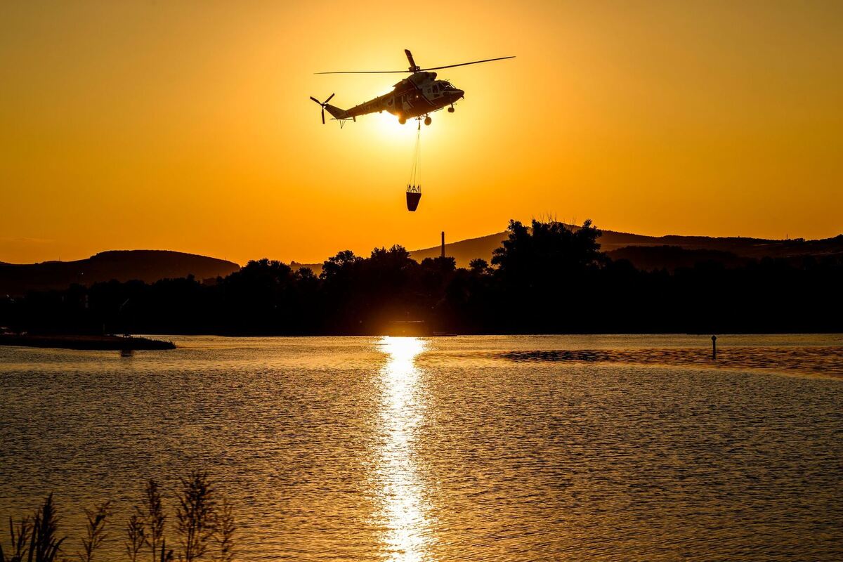 Waldbrand in Tschechien