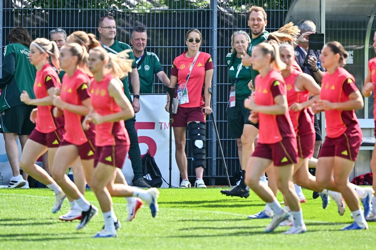 Frauenfußball-EM - Training Deutschland Frauenfußball-EM - Training Deutschland
