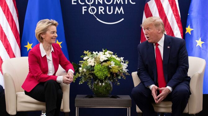 Von der Leyen und Trump