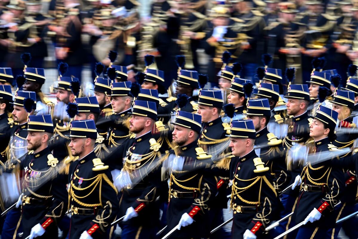 Feiern zum französischen Nationalfeiertag