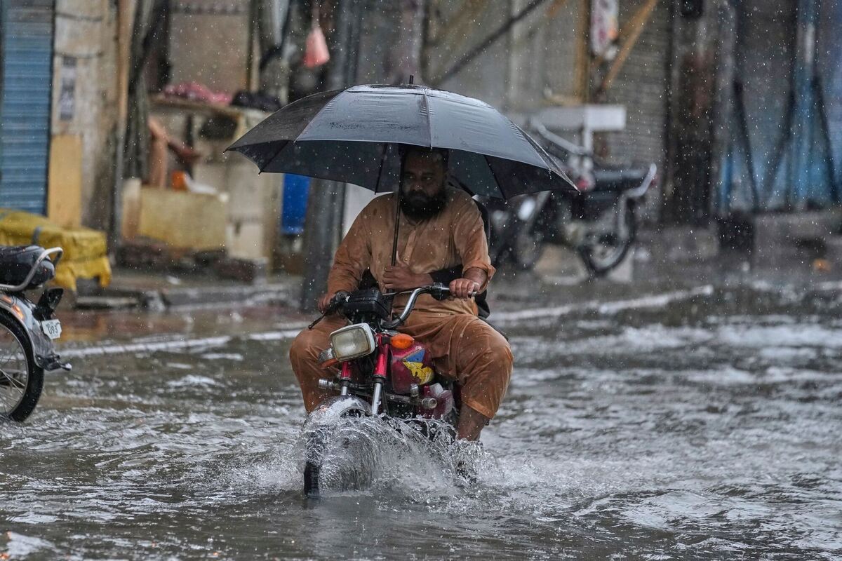 Heftige Regenfälle in Pakistan