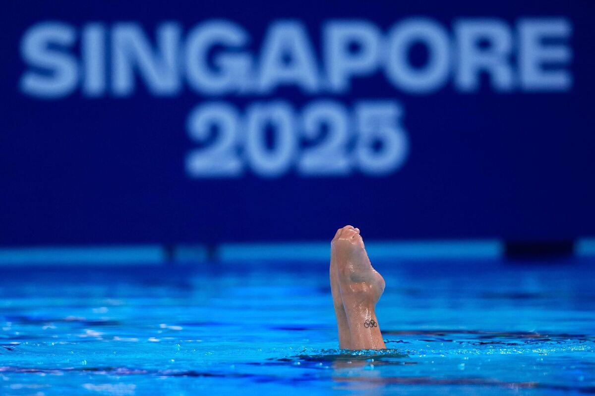 Schwimm-WM in Singapur  - Synchronschwimmen