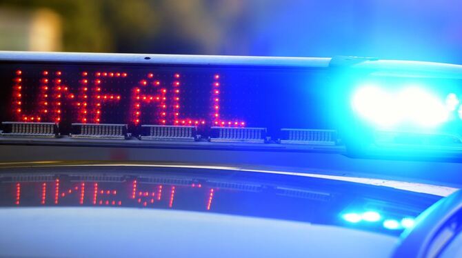 Polizei sichert Unfallstelle