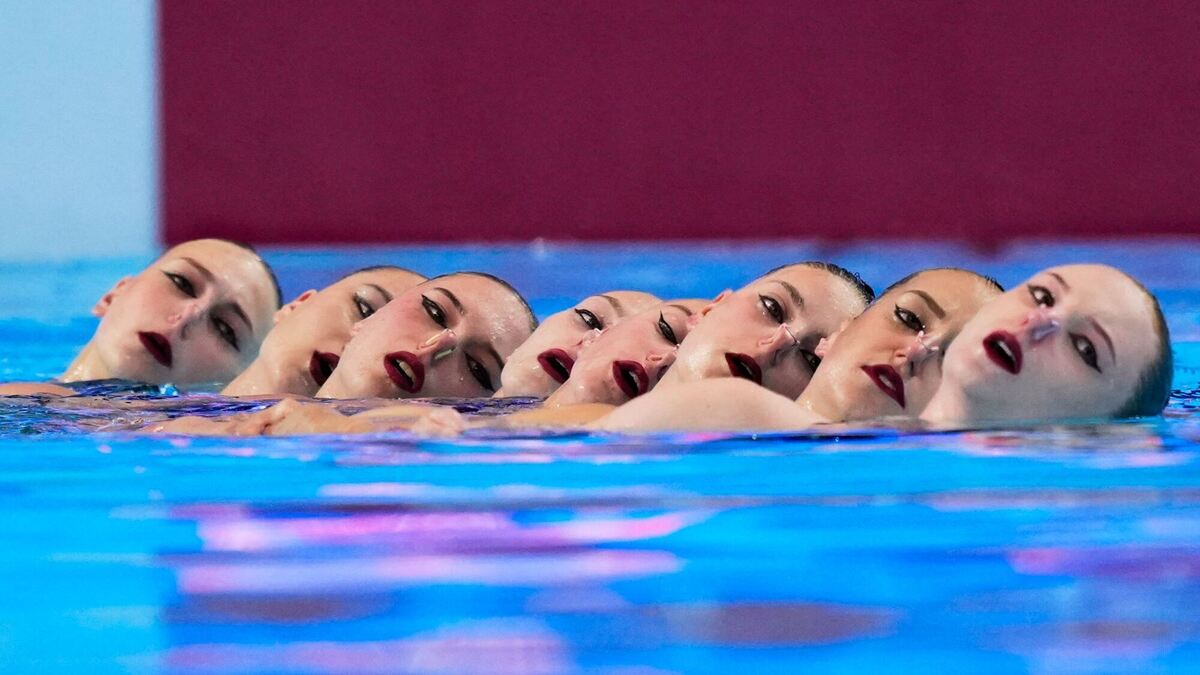 Schwimm-WM in Singapur - Synchronschwimmen Schwimm-WM in Singapur - Synchronschwimmen