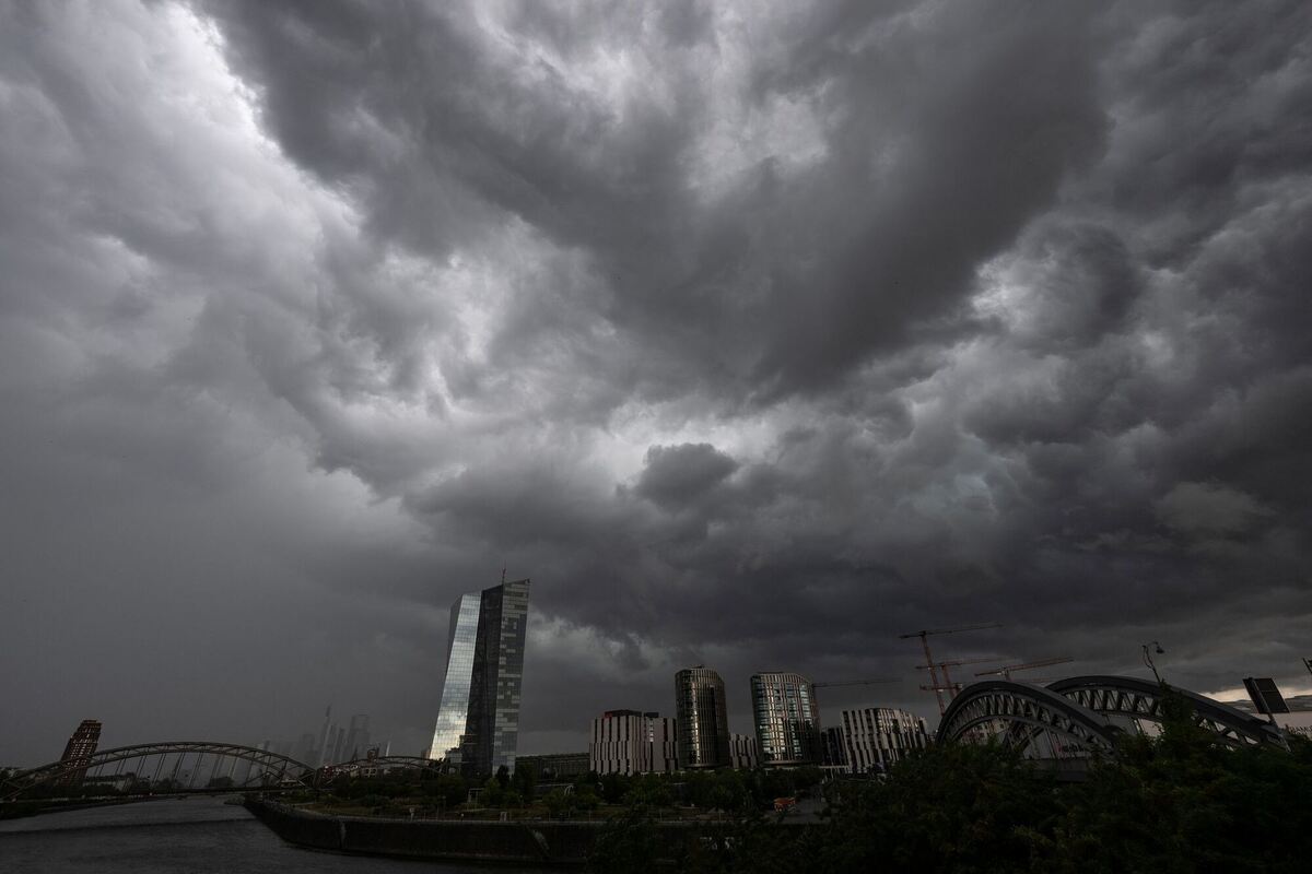 Gewittersturm über Frankfurt Gewittersturm über Frankfurt