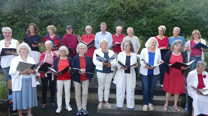 Der deutsch-französische Chor »Cantanous« aus Reutlingen machte mit seinen Chansons ein Stück Frankreich in Pliezhausen erlebbar
