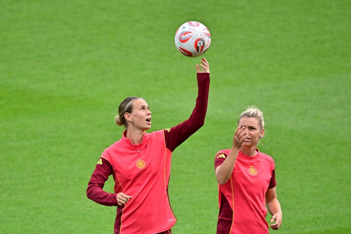 Frauenfußball-EM - Abschlusstraining Deutschland Frauenfußball-EM - Abschlusstraining Deutschland