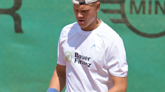 Der mentale Bereich ist das A und O beim Tennis. Das weiß auch Lasse Pörtner vom TV Reutlingen zu gut.
