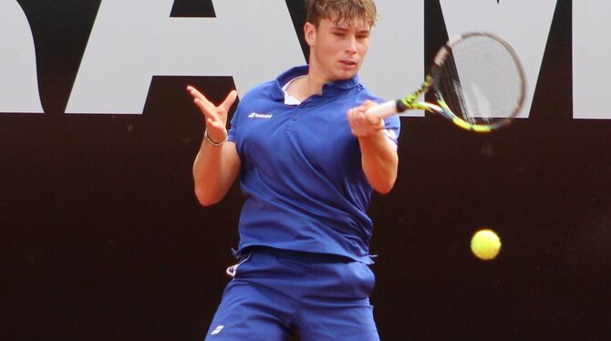 Mees Röttgering Muss nach 26 Minuten aufgeben: Der krankheitsgeschwächte Niederländer Mees Röttgering.