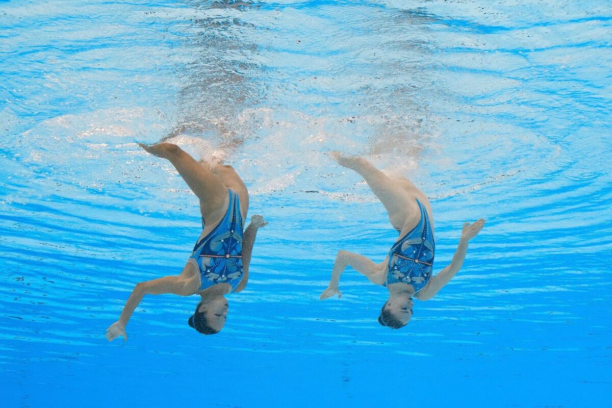 Schwimm-WM in Singapur - Synchronschwimmen Schwimm-WM in Singapur - Synchronschwimmen