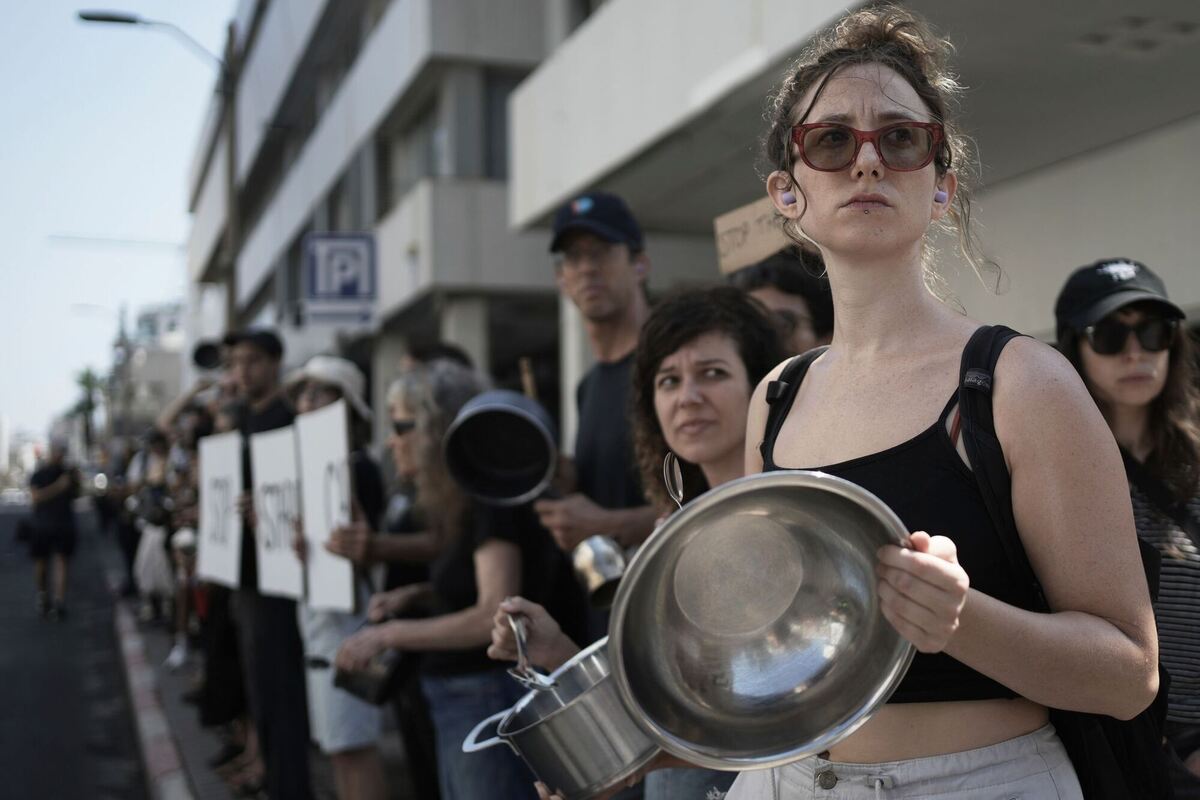 Nahostkonflikt - Demo in Tel Aviv Nahostkonflikt - Demo in Tel Aviv