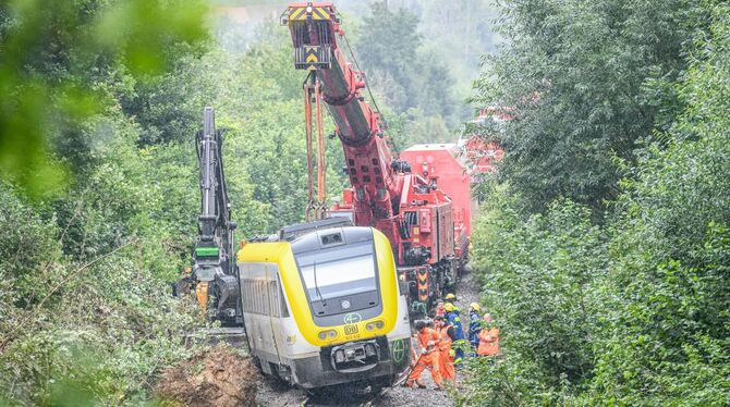 Nach dem Zugunglück in Oberschwaben