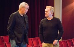Herbert Grönemeyer und US-Regisseur Robert Wilson