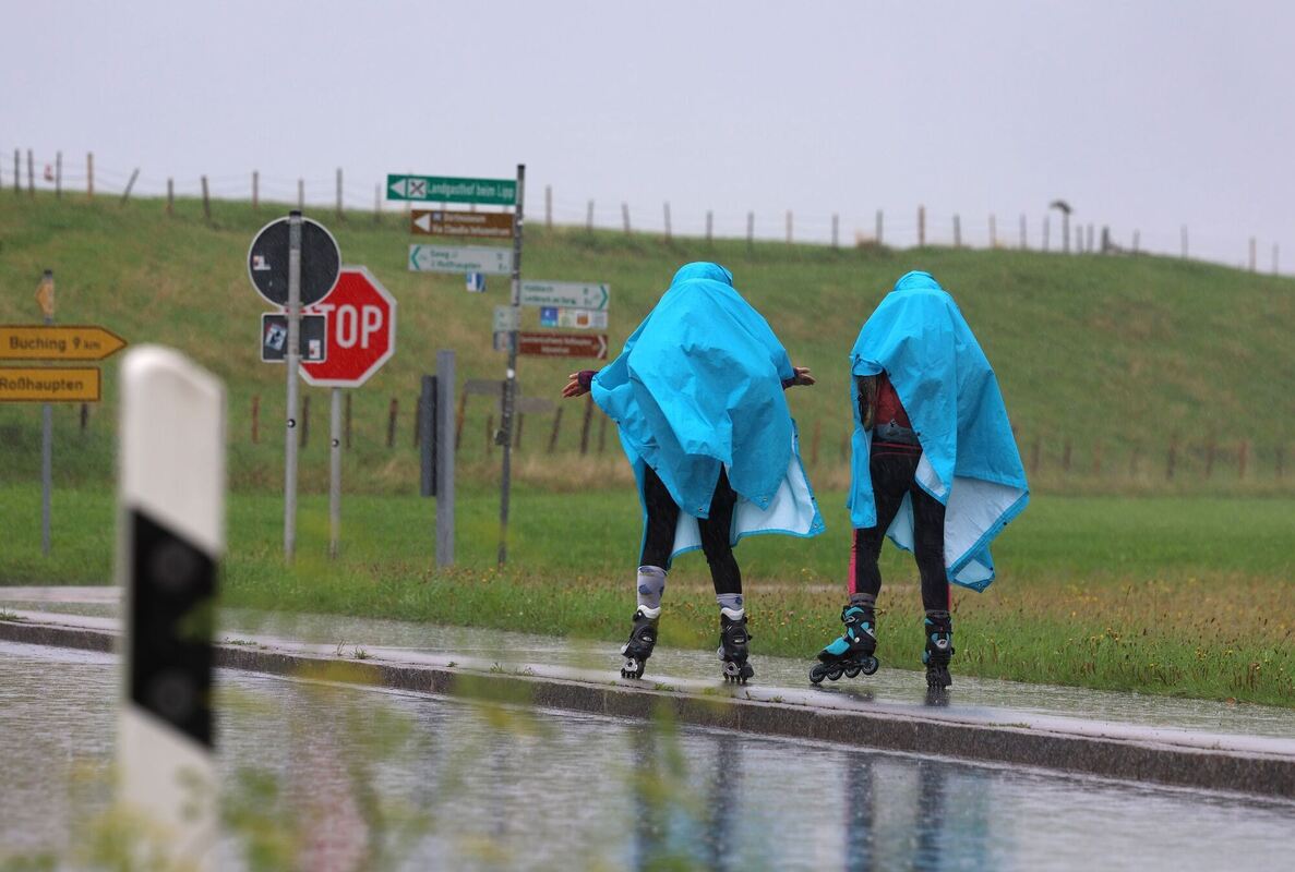Regenwetter am Alpenrand