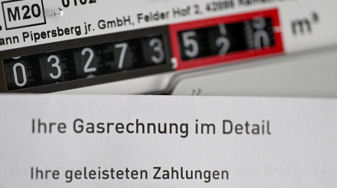 Gasrechung und Gaszähler