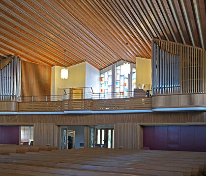 Die Weigle-Orgel (Baujahr 1962) in Sondelfingens evangelischer Johanneskirche bedarf der Säuberung und Wartung.