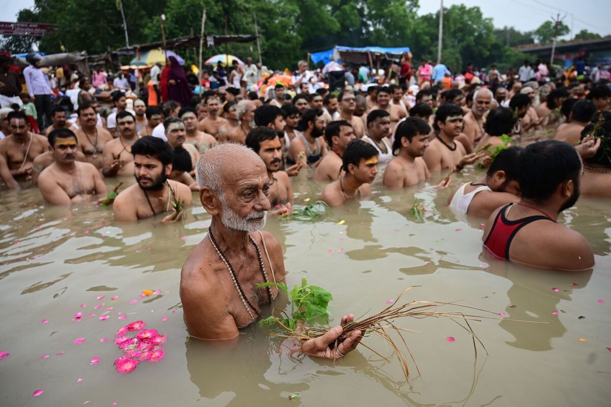 Indien-Wetter-Hochwasser Indien-Wetter-Hochwasser