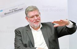 Landrat Ulrich Fiedler im GEA-Interview: "Super gelaufen ist es im ersten Halbjahr bezüglich des Themas regenerative Energiegewi