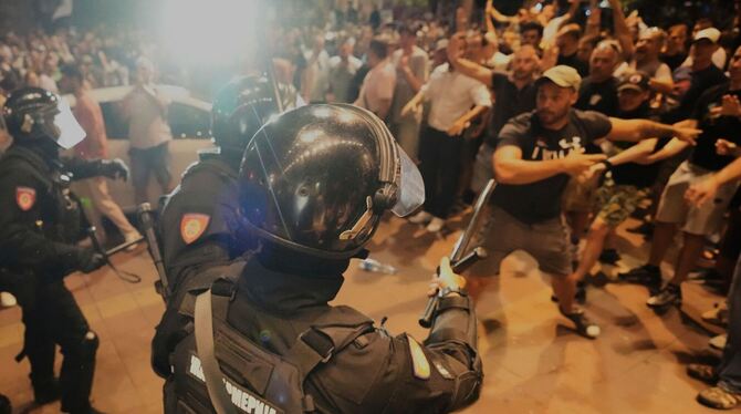 Protesten gegen Regierung in Serbien Protesten gegen Regierung in Serbien