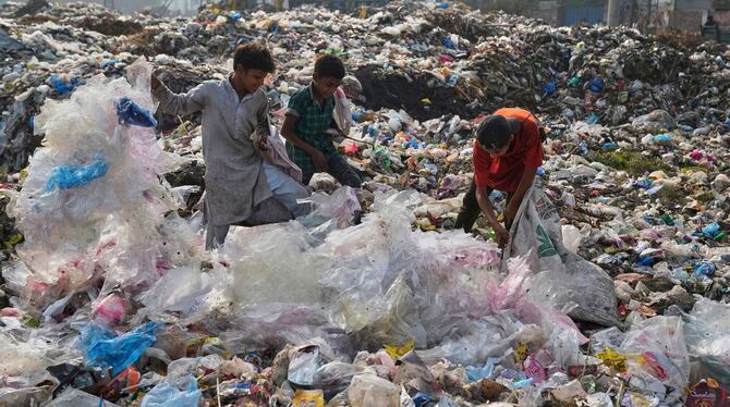 Plastikmüll in Pakistan Plastikmüll in Pakistan