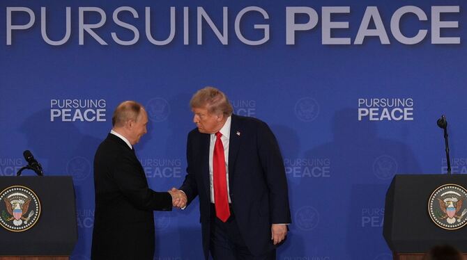 Treffen von Trump und Putin in Alaska Treffen von Trump und Putin in Alaska