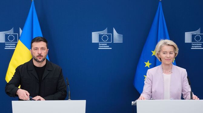 Ukrainischer Präsident Selenskyj in Brüssel