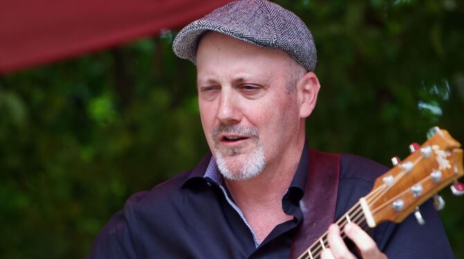 Adam Rafferty im Pappelgarten.