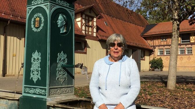 Meggie Beck, hier in Marbach, hat die Verbindung zur Alb nicht abreißen lassen.
