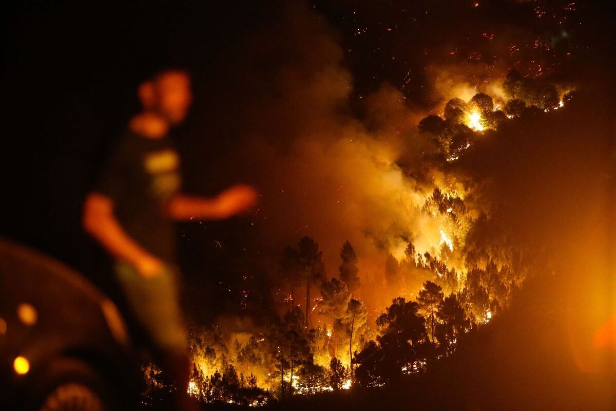 Waldbrände in Spanien Waldbrände in Spanien