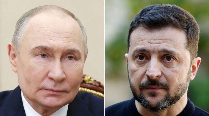 Wladimir Putin und Wolodymyr Selenskyj
