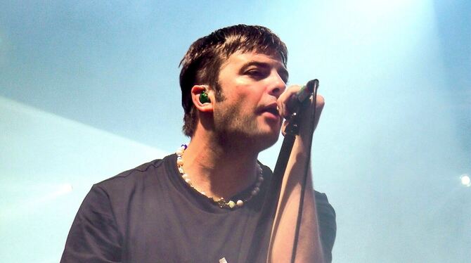 Grian Chatten, Sänger der Band Fontaines D. C., in Stuttgart.