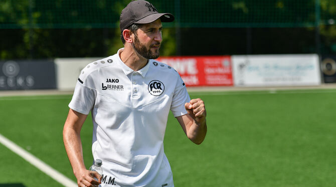 1. Spieltag, 10.08.2025, Fussball, Saison 2024/2025, Verbandsliga Wuerttemberg, Young Boys Reutlingen vs. FC Rottenburg Mit viel Leidenschaft dabei: Marc Mutschler.