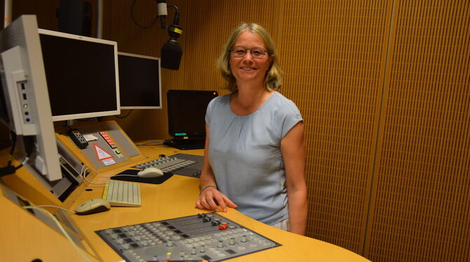 SWR-Studioleiterin Sandra Müller SWR-Studioleiterin Sandra Müller an ihrem alten Sendeplatz.