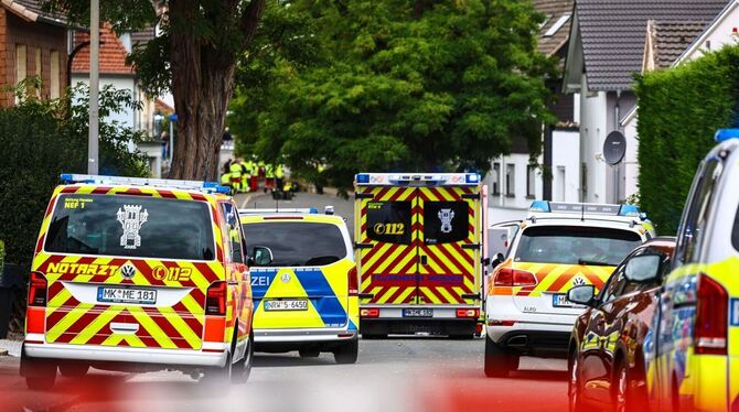 Großeinsatz in Menden Großeinsatz in Menden