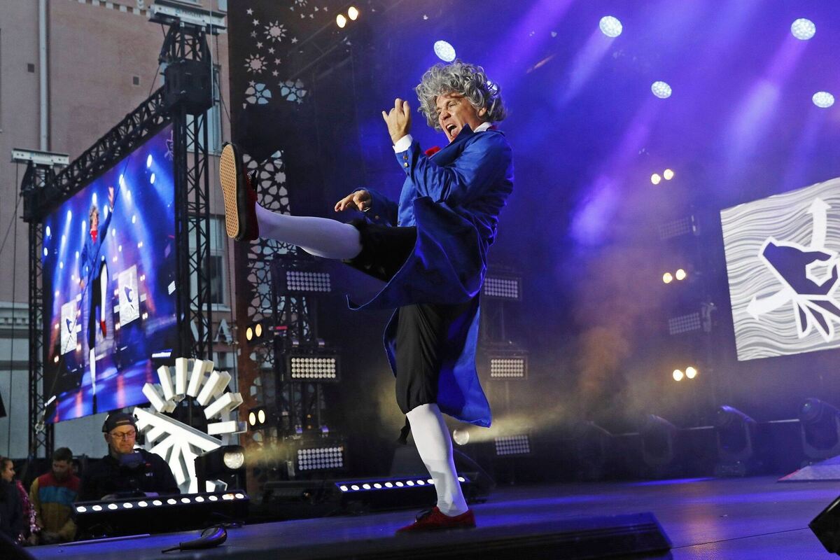 Luftgitarren-Weltmeisterschaft in Finnland Luftgitarren-Weltmeisterschaft in Finnland