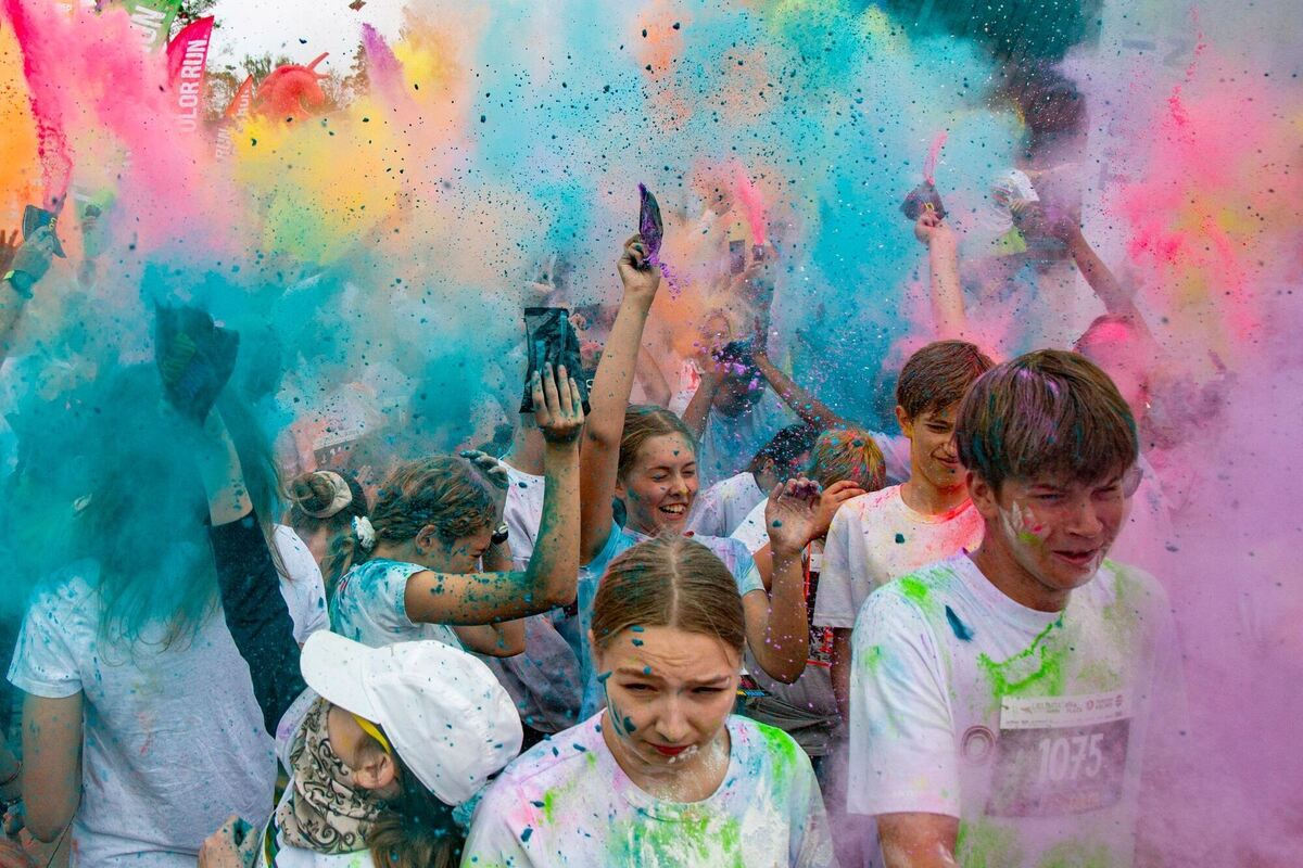 Color Run in Jūrmala Color Run in Jūrmala