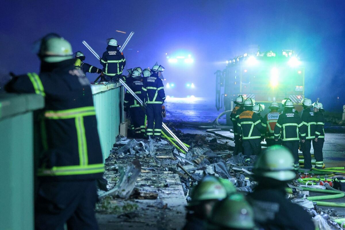 Großbrand in Hamburg Großbrand in Hamburg