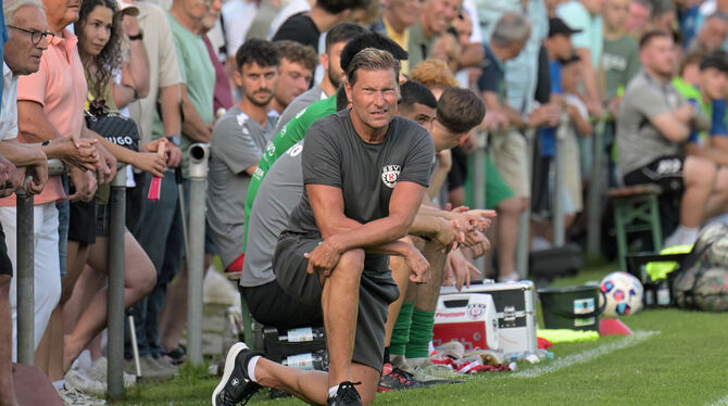 Zurzeit nicht nur zufrieden mit dem Auftreten seiner Fußballer: SSV-Trainer Alexander Strehmel.