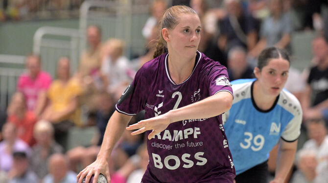 Erfolgreichste Metzingerin in Dortmund: Linksaußen Selina Lindemann kommt auf sechs Tore, davon fünf Siebenmeter.