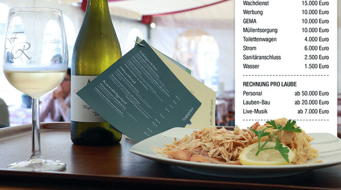 Um das Reutlinger Weindorf auf die Beine zu stellen, müssen Organisatoren und Wirte einiges investieren.