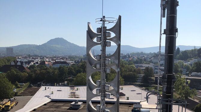 Warntag, Sirene Die Warnsirene der Feuerwache in Reutlingen gehört zu den fünf Sirenen, die am 11. September im Stadtgebiet losheulen.