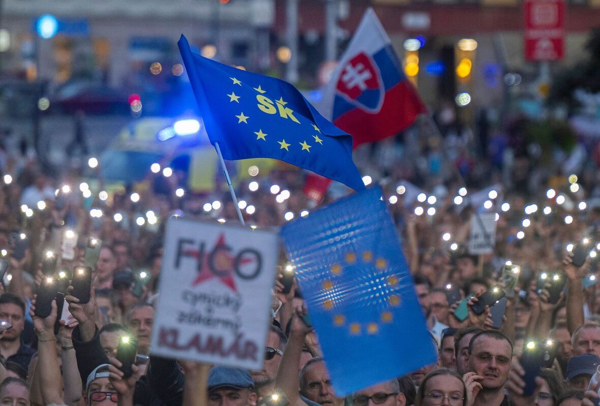 Proteste in der Slowakei Proteste in der Slowakei