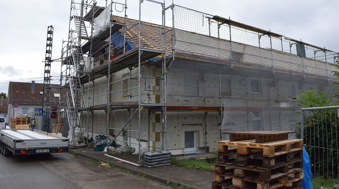 Die Mehrfamilienhäuser in Bodelshausen wurden in den 1960er-Jahren erbaut.