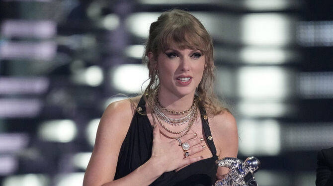 KINA, USA, MTV Taylor Swift ist wie so oft die Gewinnerin des Abends. Hier bei den MTV Video Music Awards 2023.
