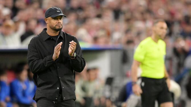 Champions League, Aktion, Geste Erfolgsfaktor bei den Bayern: Cheftrainer Vincent Kompany.