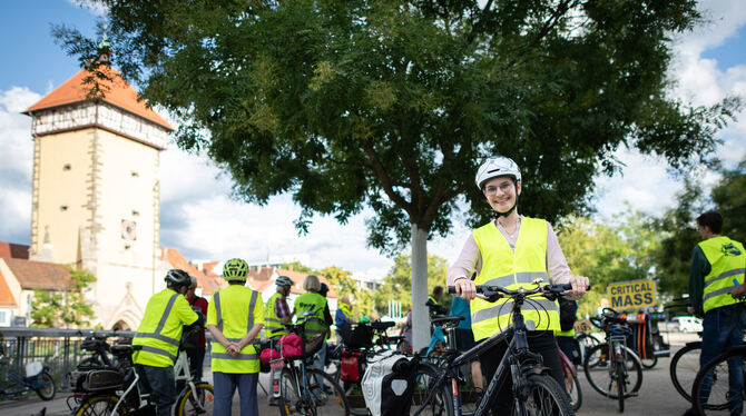 Schäfer Bei der jüngsten Tour der Reutlinger Critical Mass mit unterwegs: Die neue Task-Force-Chefin Susann Schäfer.