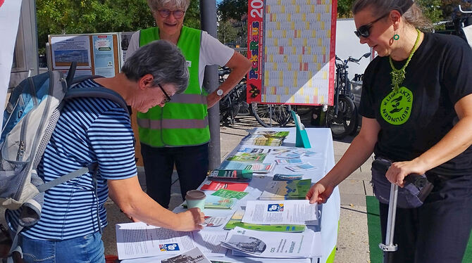 Information war gefragt, wie hier beim Stand vom BUND