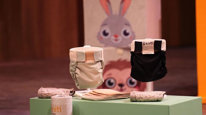 So sehen sie aus: die Stoffwindeln von Kniti aus Pliezhausen.