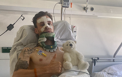 Durch einen unverschuldeten Autounfall  erlitt Julian Zwick schwere Verletzungen.