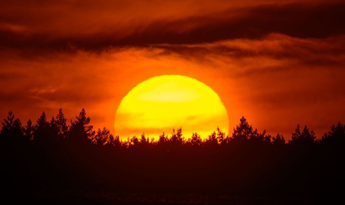 Sonnenuntergang in Brandenburg